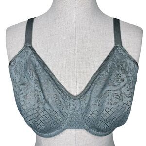 Wacoal Visual Effects Minimizer Bra sz 34DD * Full Coverage Unlined Slate